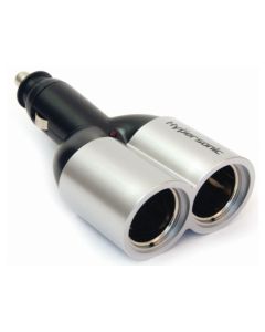 Midas-Style Dual Cigarette Plug Socket Adaptor 12v