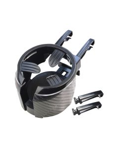 DRINK HOLDER CARBON CHROME