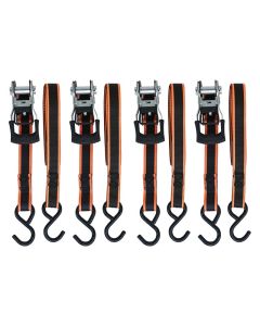 4 Piece Ratchet Tie Down Set