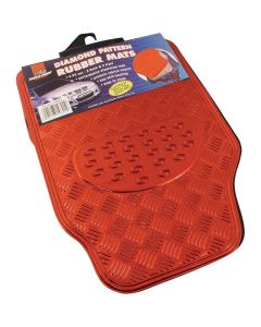 ALUMINIUM MAT SET RED
