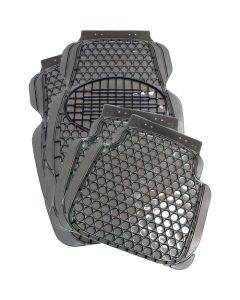TRANSPARENT MAT SET 4 PIECE  - BLACK
