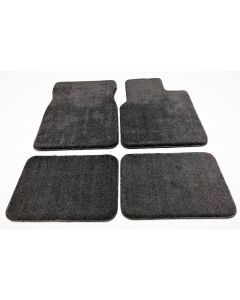 DELUXE CARPET SET 4 PIECE - BLACK