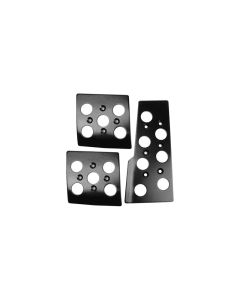 Autogear Pedal Pad Set Black Manual