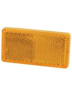Autogear Amber Rectangular Reflector 30x60mm