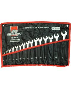Autogear 15 Piece Combination Spanner Set