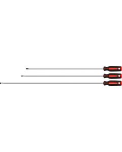 Autogear 3 Piece Extra Long Screwdriver Set