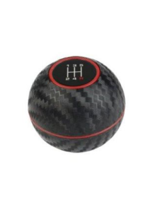 Autogear Gear Shift Lever Knob Red Trim
