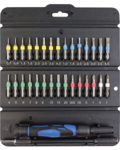 Midas 32 Piece Tri- Folding Precision Screwdriver