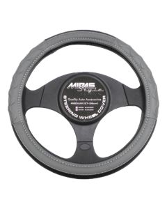 STEERING WHEEL COVER MEDIUM GREY