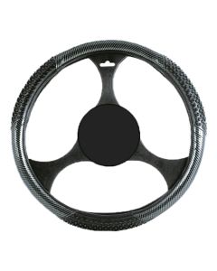 STEERING WHEEL COVER MEDIUM CARBON FIBRE