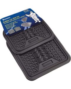 Michelin Rubber Car Mat Set 4 Piece Black