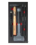 AMPRO Shadow Foam Tray Set 7 Piece Hammer & Punch