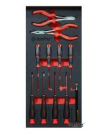 AMPRO Shadow Foam Tray Set 11 Piece Precision Tools